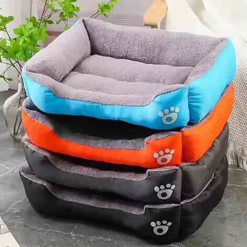 Square Nest Pet Kennel for Small Medium Large Dogs Cat Puppy plus Size Dog Baskets Pet Large Dog Bed Warm House Candy-Colored