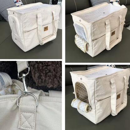 Portable Pet Cat Shoulderhandbag Pet Dog Carrier Bag Car Seat Nonslip Dog Carriers Safe,Puppy Cat Pet Bed Chihuahua Pet Products