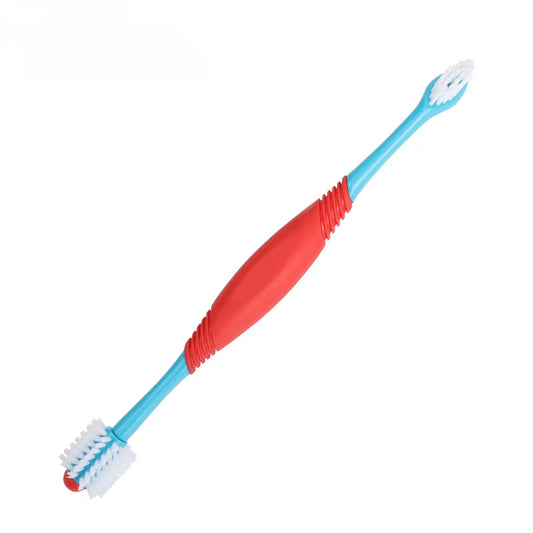 Pet Double Head Dog Toothbrush Pet Tooth Cleaning Tools Dental Care for Pet Cat Grooming Toothbrush Pet Supplies