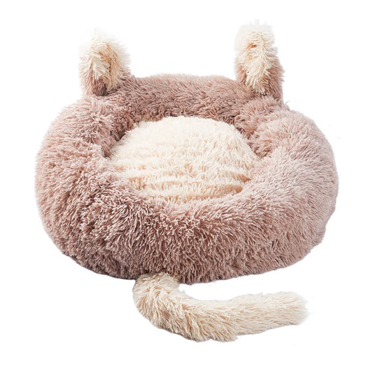 Willingham Doughnut Shaped Plush Cat Bed Dog Nest